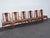 Young Furniture Mid Century Floating Top Sculptura Dining Table Six Chairs 6649 For Sale - Image 10 of 18