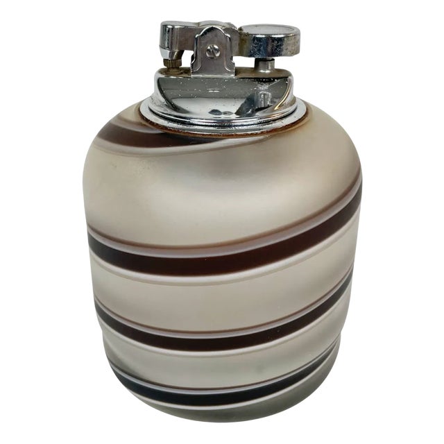 Murano Glass Table Lighter by Tommaso Barbi, Italy, 1970s For Sale