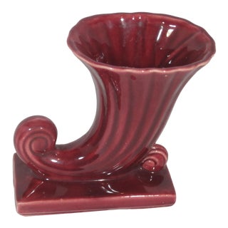 Vintage Cornucopia Vase For Sale