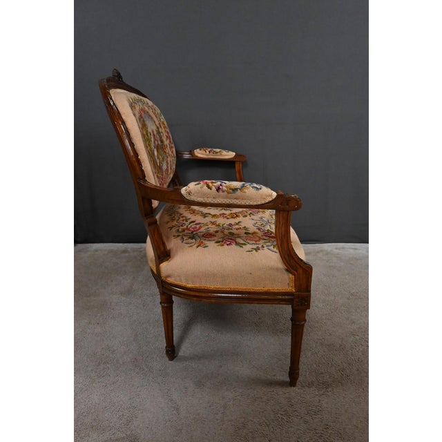 Louis XVI Stained Beechwood Sofa, 1920 For Sale - Image 14 of 18