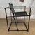 Pastoe 1990s Post Modern Black Leather and Metal Armchair #3 Attributed to Radbound Van Beekum for Pastoe For Sale - Image 4 of 10