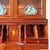 Mid-Century Modern Mid-20th Century Mahogany Secretary with Display Cabinet in King George Style, Set of 2 For Sale - Image 3 of 7