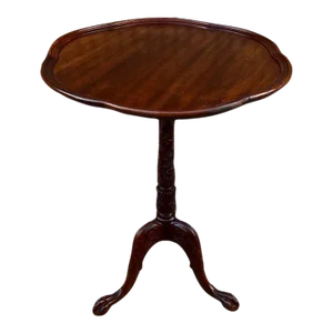 Vintage Chippendale Style Mahogany Side Table.