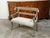 1930s Moroccan Metal Upholstered Settee With Enamel Décor and Rams' Heads For Sale In Atlanta - Image 6 of 12