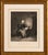 Title: Antique Swedish Interior Genre Lithograph, Reading Grandmother, 1850 A charming original nineteenth-century Swedish...
