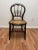 Victorian Early 20th Century Victorian Cane Seat Spindle Balloon Back Parlor Chair For Sale - Image 3 of 11