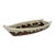 Vintage Artisan Crafted Heavy Pottery Boat Centerpiece Dish For Sale