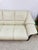 Ekornes ASA Ekornes Collection Stressless Oslo Loveseat, Cream Color Genuine Leather For Sale - Image 4 of 10