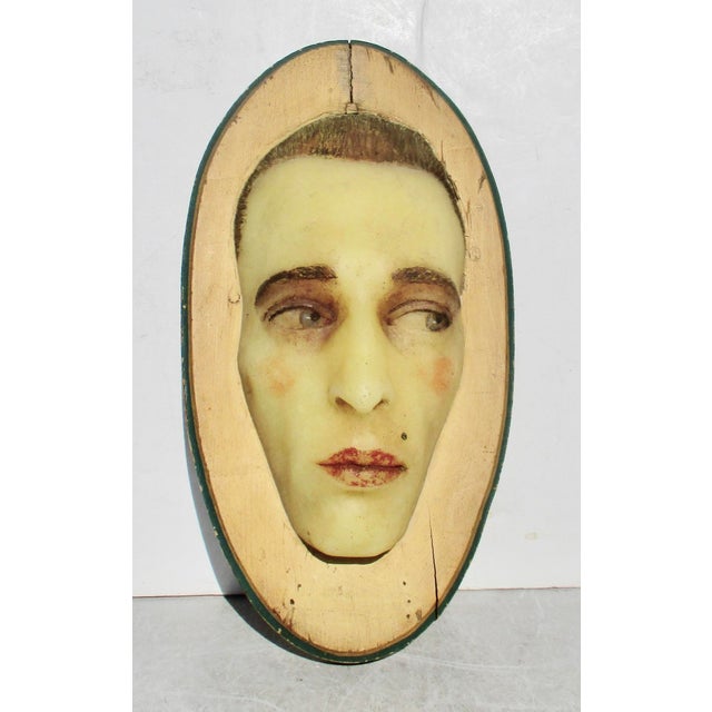 Pate De Verre Portrait of Maurice Rostand Circa 1920 For Sale - Image 4 of 12