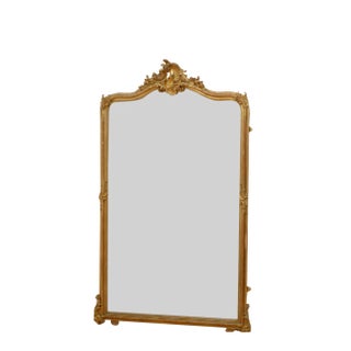 Tall 19th Century Pier Mirror, 1870s For Sale