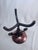 Vintage Spanish Revival Copper Cup & Scrolled Wrought Iron Candlestick For Sale - Image 12 of 12