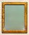 Brown Late 20th C. Art Deco Revival Burl Wood and Black Wall Mirror For Sale - Image 8 of 8
