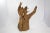 Hand-carved solid wooden tree sculpture. No maker's mark. Minimal age wear.
