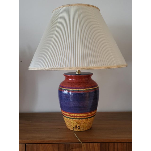 Ceramic Lamp by Hubert Olivier, France, 1980 For Sale - Image 17 of 17
