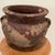Mid 20th Century Antique Rustic Double-Handled Large Terracotta Planter/Vessel Earthy Red and Cream Patina For Sale - Image 5 of 12