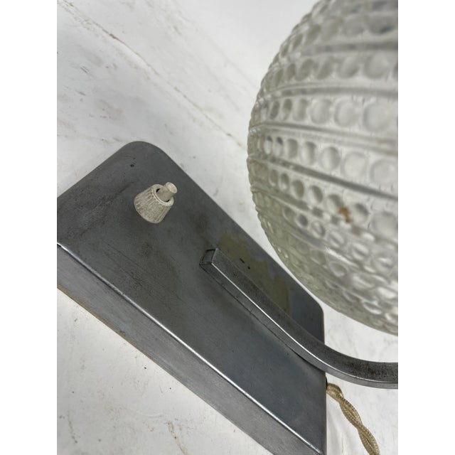 Art Deco Table Lamp in Inlaid Glass, 1930s For Sale - Image 3 of 11