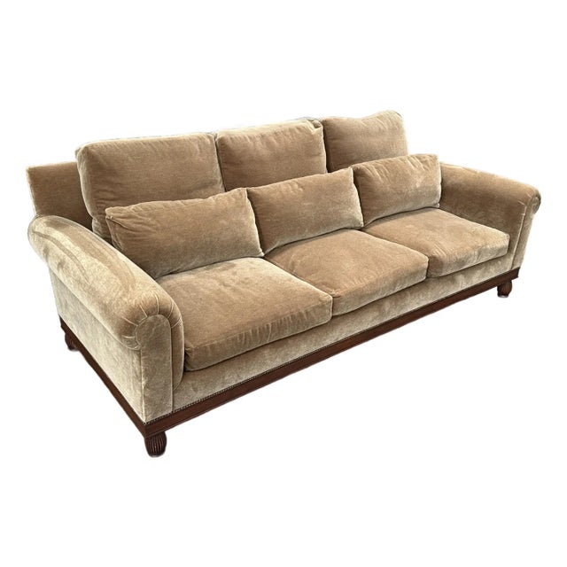 Design Plus Gallery presents the Carmen Sofa from Ebanista. This three-seat sofa is upholstered in brown mohair and...
