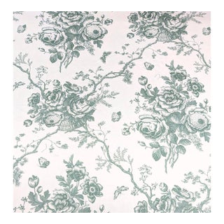 Vintage Kingsway "Hamilton" Floral Cotton After Ralph Lauren's Ashfield Fabric- 5 Yards For Sale