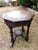 Antique Regency Carved Country Oak Occasional Table, 1800 For Sale - Image 11 of 14