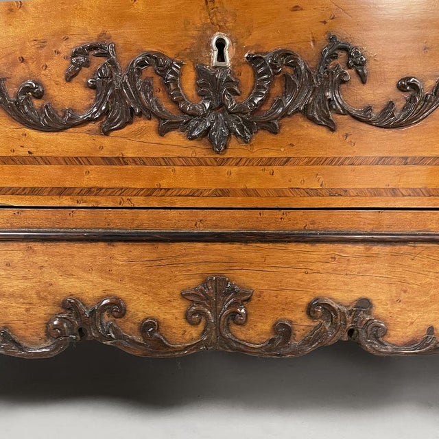 Italian Carlo X Style Sideboard in Turned Wood with Mirrors, 1930s For Sale - Image 18 of 18