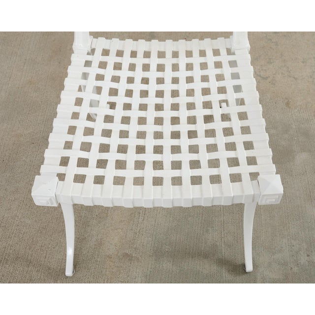Thinline Garden Dining Table and Four Neoclassical Klismos Chairs For Sale - Image 9 of 12