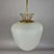 Mid-century frosted glass & brass pendant, asea sweden 1950s this mid-century modern pendant light was manufactured by...
