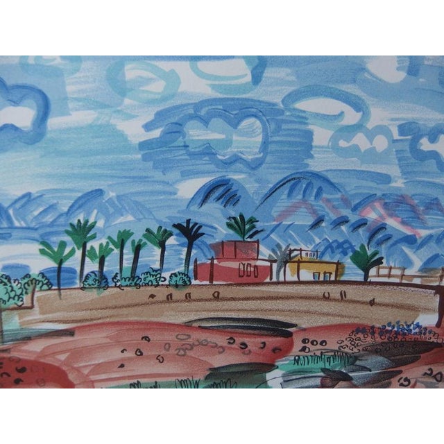 Raoul DUFY (1877-1953) In Morocco Color lithograph Signed in the plate On Vellum 24 x 30 cm (c. 9 x 12 inches) Excellent...