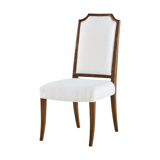 English Classic Upholstered Dining Chair (Set of 2) For Sale - Image 3 of 5