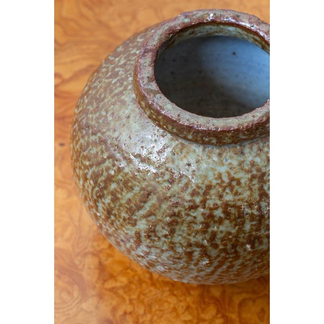 Rörstrand Large Chamotte Vase from Gunnar Nylund, 1930s For Sale - Image 4 of 13