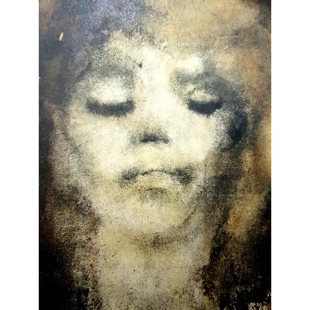 Leonor Fini - Red-Haired Girl - Original Lithograph 1964 For Sale - Image 4 of 6