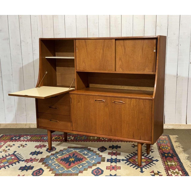 English Teak Bar Buffet, 1970s For Sale - Image 3 of 16