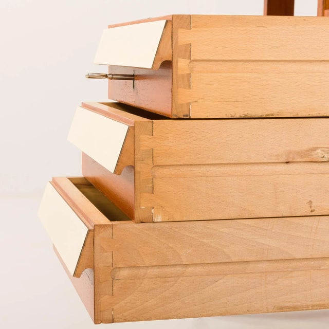 Mid-Century Modern Italian Desk in Teak, 1960s For Sale - Image 17 of 18