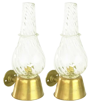 Mid-Century Murano Glass & Brass Sconces from Seguso, 1940s, Set of 2
