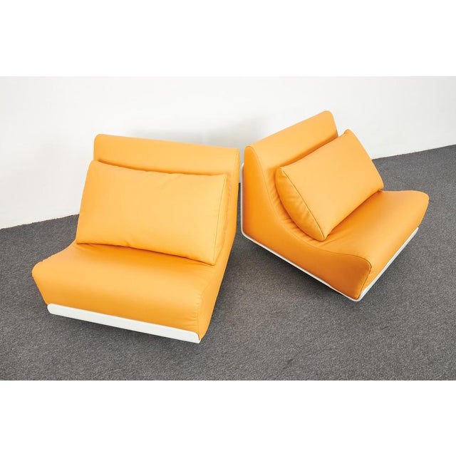 1970s Mid-Century Space Age Orbis Plywood Lounge Chairs by Luigi Colani for Cor, 1972, Set of 2 For Sale - Image 5 of 18