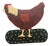 Vintage Covent Garden Wooden Rooster Hanger, 1980s For Sale