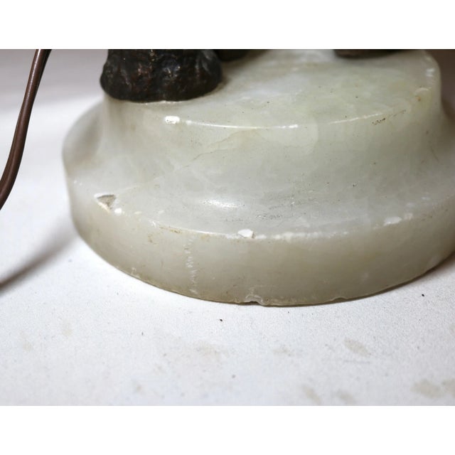 Antique Austrian Figural Bronze Patinated Electric Clown Candelabra Lamp Light For Sale - Image 12 of 12