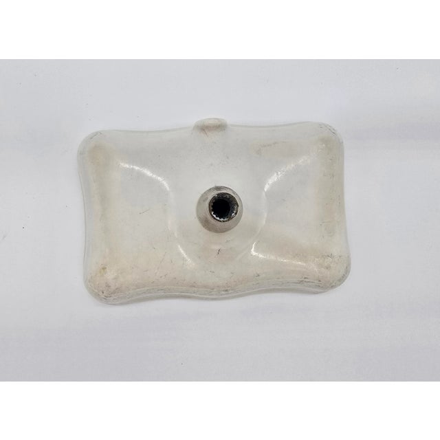 White Antique Republic Porcelain White Soap Dish Holder For Sale - Image 8 of 11