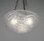 Metal Degue French Art Deco Pendant Chandelier Circa 1930 - Frosted Glass & Nickeled Bronze For Sale - Image 7 of 10