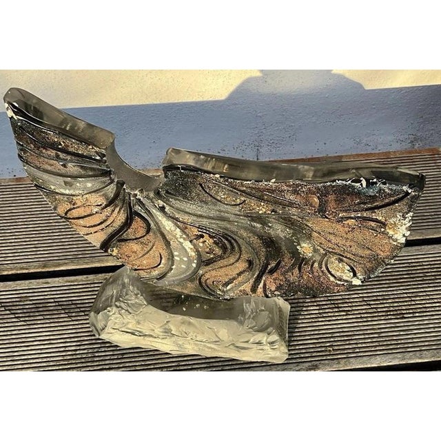 Sand-Cast Glass and Gold Leaf Sculpture by Allister Malcolm, 2013 For Sale - Image 12 of 16