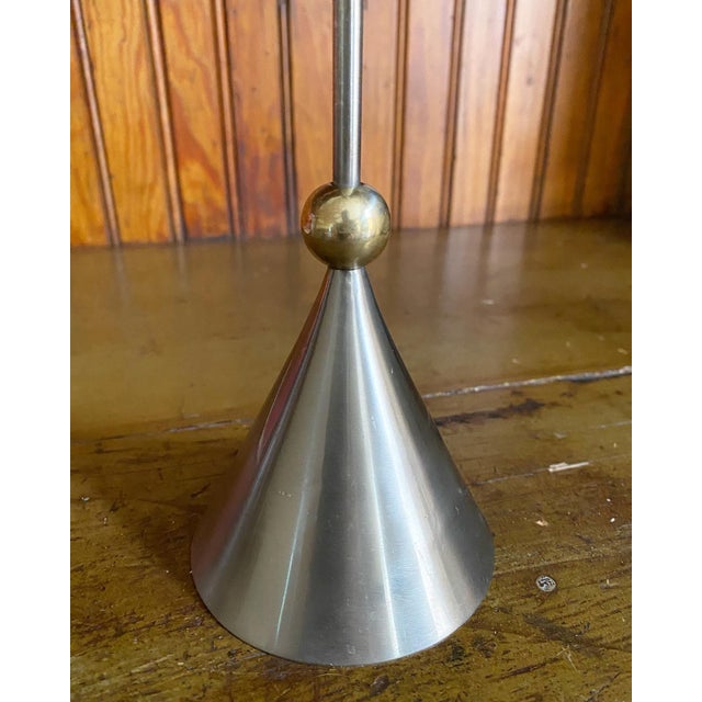 1980s Postmodern Memphis Milano-Style Sculptural Candle Holder For Sale - Image 5 of 8
