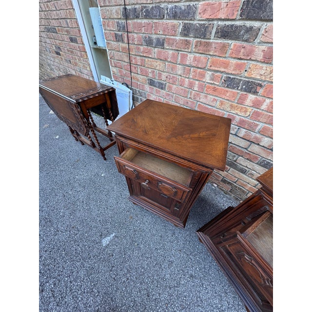 Antique French Bedside Tables For Sale In Nashville - Image 6 of 11