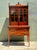 Brown Vintage Marquetry Secretary Desk For Sale - Image 8 of 16