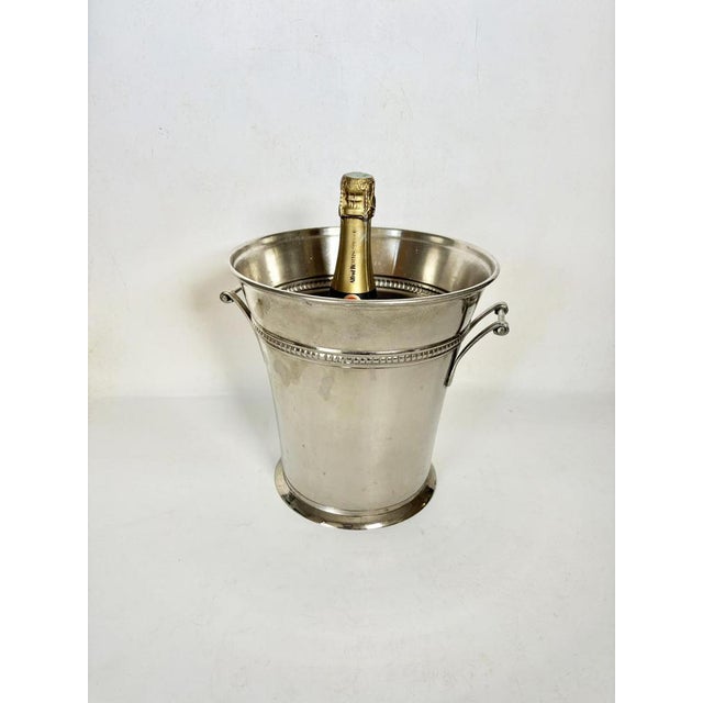 Steel Champagne Bucket, France, 1970s For Sale - Image 3 of 9