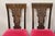 Traditional Antique Edwardian Floral Carved Mahogany Red Mohair Dining Chairs - Set of 4 For Sale - Image 3 of 11