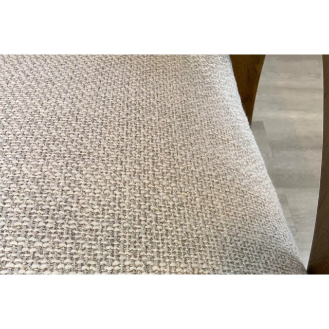 Mid-Century Modern Style Walnut Finished Club Chairs Pair For Sale In Atlanta - Image 6 of 9