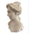 French Neoclassical Marble Bust on Marble Base For Sale - Image 3 of 6