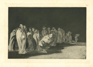 Francisco Goya, The Sacked Men, 1875, Etching