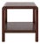Omara 1 Shelf Side Table in Walnut For Sale