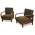 Art Deco Reclining Armchairs from Fischel, 1930s, Set of 2 For Sale - Image 3 of 10