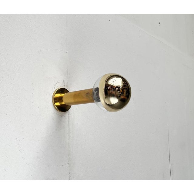 Vintage Space Age German Brass Ceiling Lamp by Motoko Ishii for Staff, 1970s For Sale - Image 13 of 18